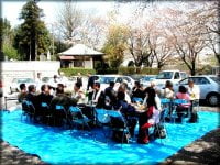 4月9日下芝公民館にて