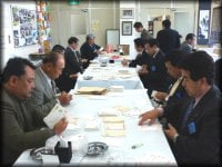 3月25日例会場にて