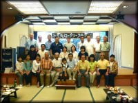 ホテル鐘山苑にて