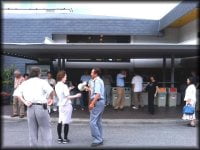 ワイン工場にて