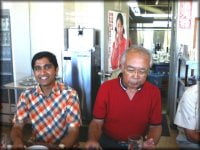 日弘社員クラブにて