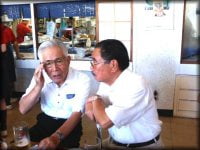 日弘社員クラブにて