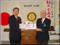 サークルベンチ贈呈式