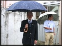 啓発看板除幕式