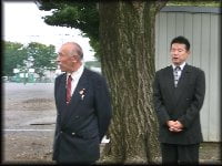 啓発看板除幕式